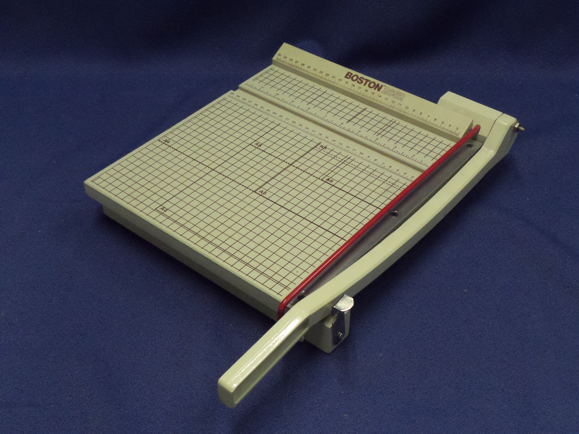 【DISCERNMENT】Walnut military carpenter PT Boston 2652 Heavy Duty Paper Trimmer Cutter 12 in. - Allsold